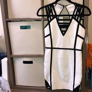 Bebe Charlee Strap detail dress